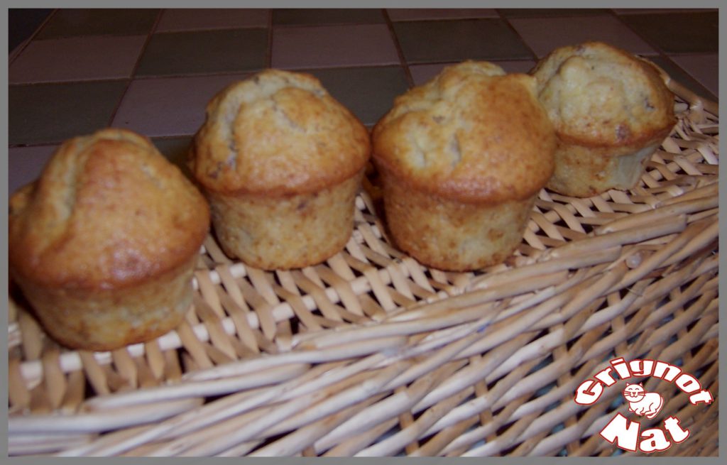muffins pommes noix