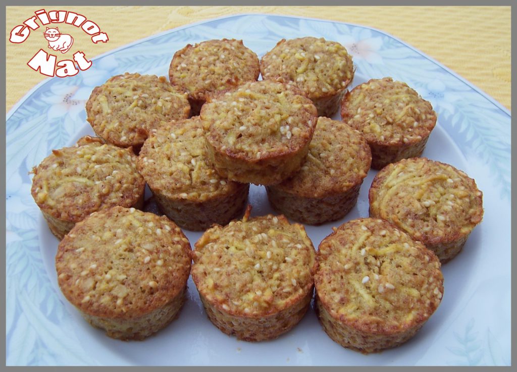 Muffins pommes et flocons d'avoine 2