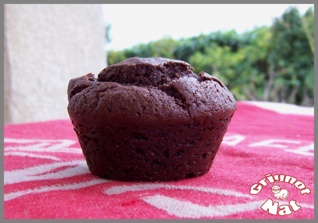 muffin chocolat au tofu soyeux