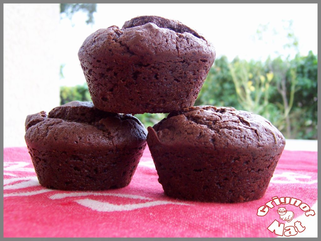 muffin chocolat au tofu soyeux