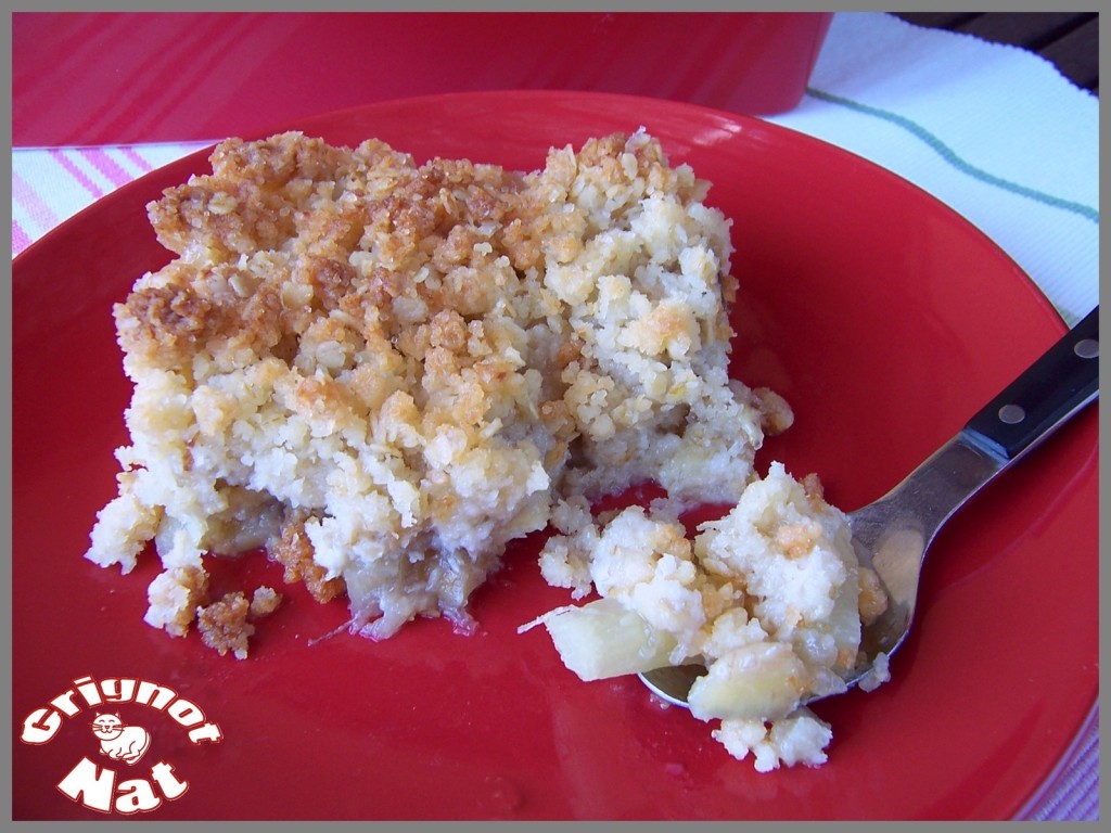 Crumble ananas banane & noix de coco 2