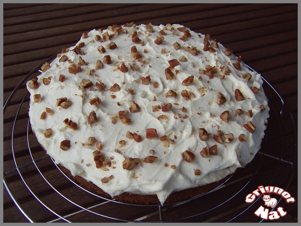 Carrot cake (gâteau à la carotte) 3