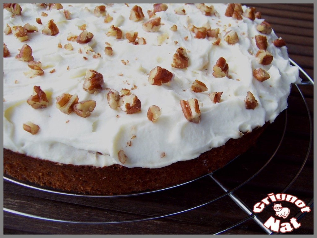 Carrot cake (gâteau à la carotte)