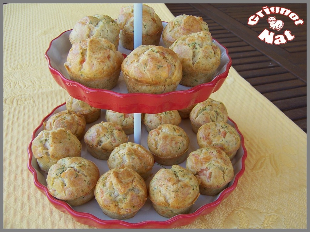 Mini muffins au saumon fumé et à l'aneth 3