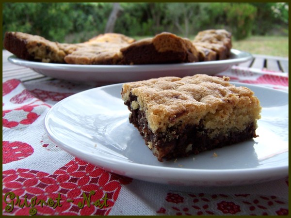Brookies (gâteau brownie et cookies)