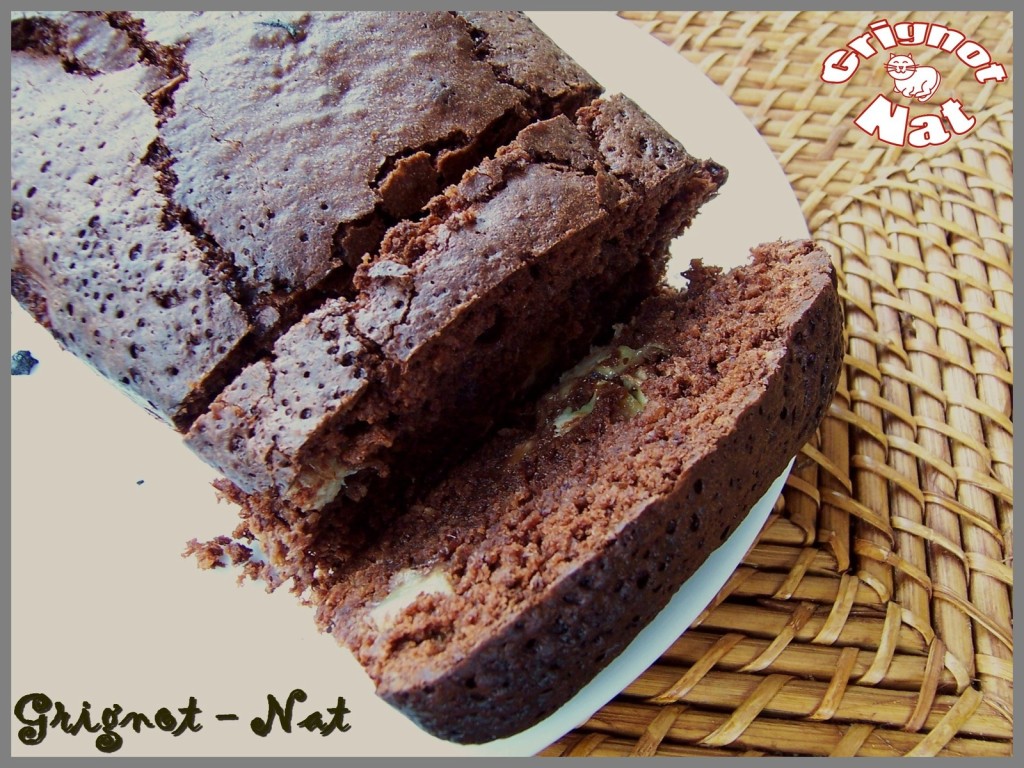 cake chocolat, banane et noix de coco