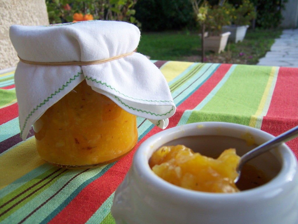 Confiture oranges et kakis