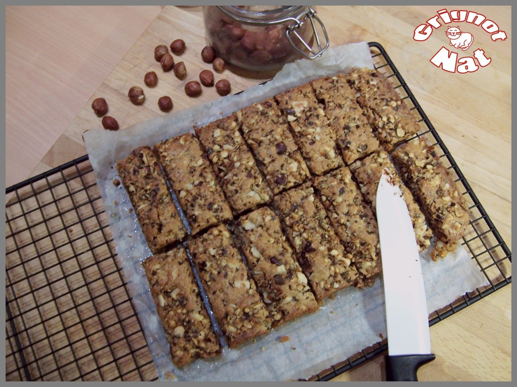 Cookie bars chocolat - noisette 3