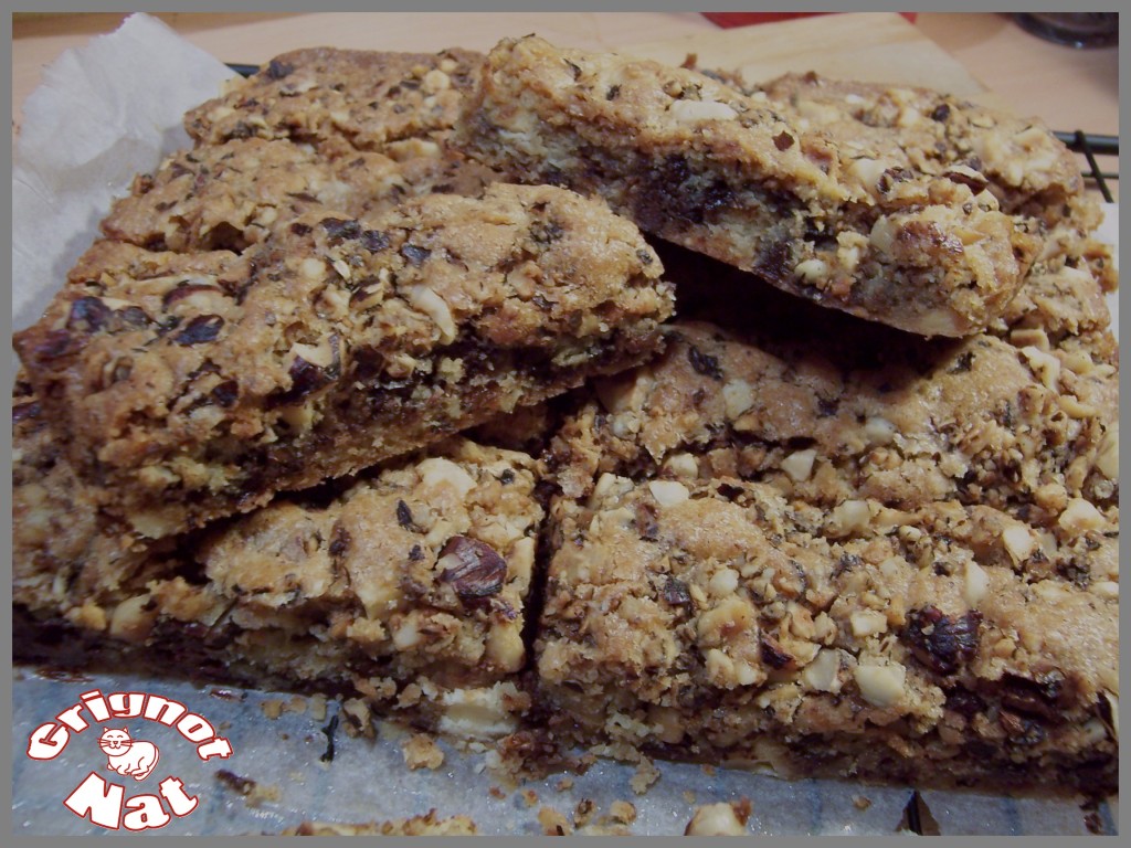 Cookie bars chocolat - noisette