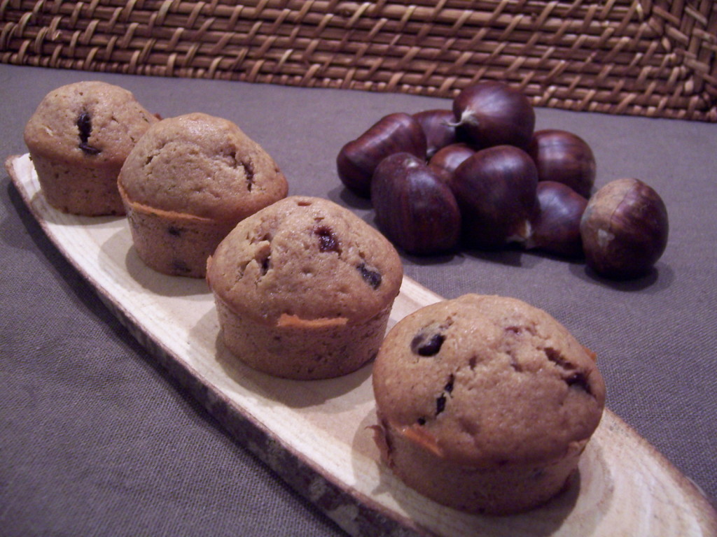 Muffins châtaigne et chocolat 3