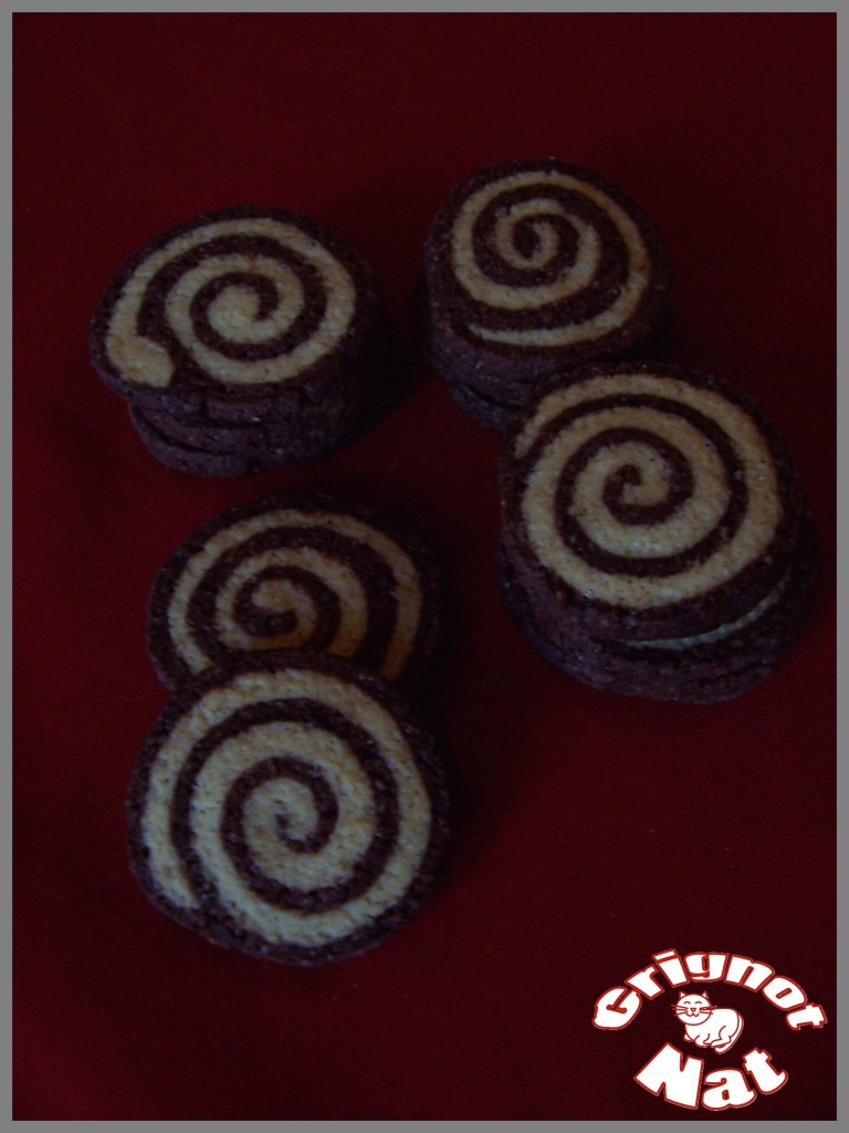 Sablés spirales au chocolat 3