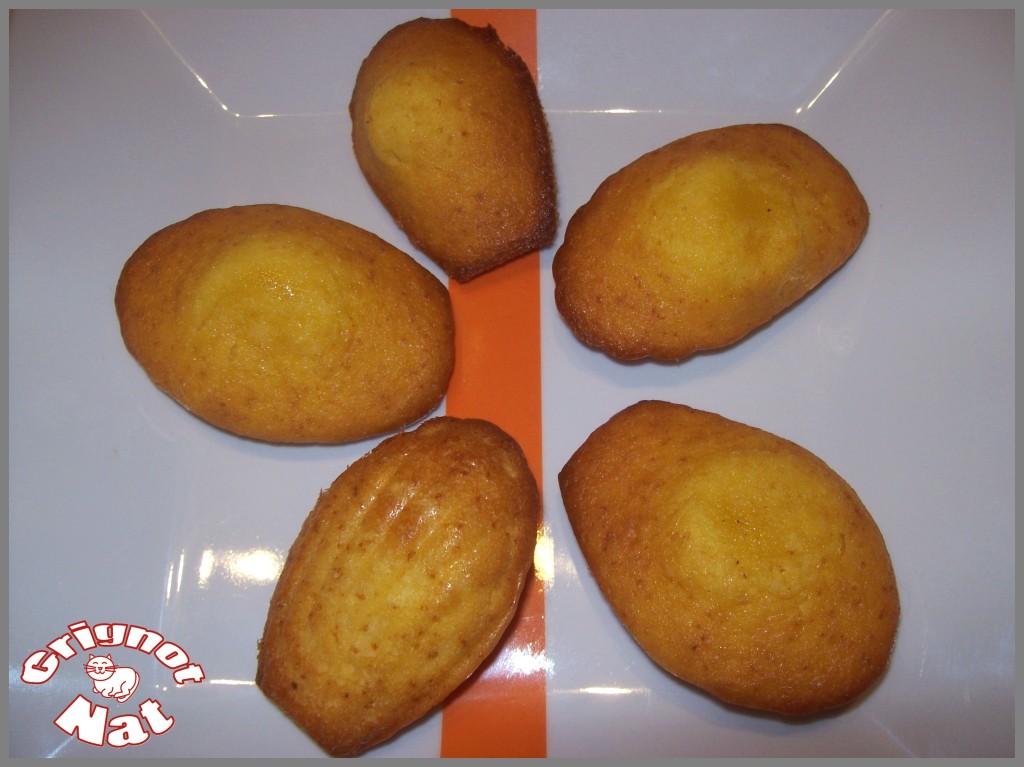 madeleines miel fleur d'oranger