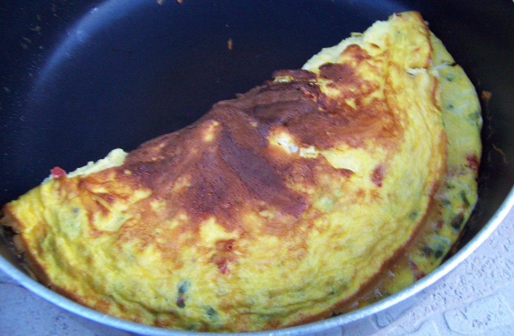 Omelette à la mode andalouse