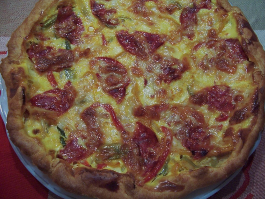 quiche chorizo