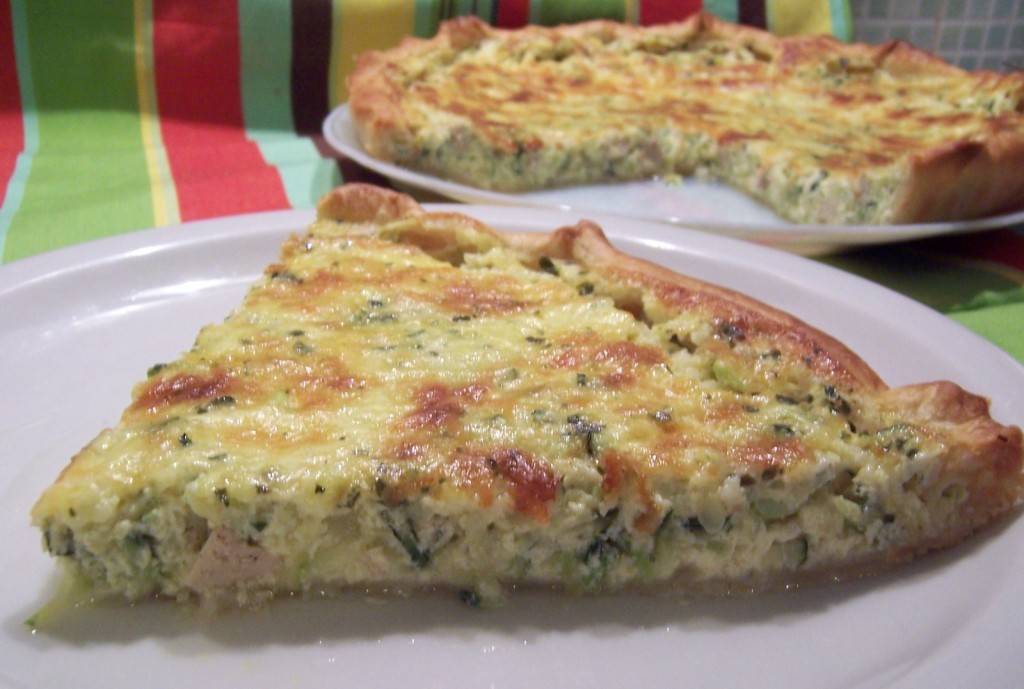 Quiche courgettes et tofu fumé 2