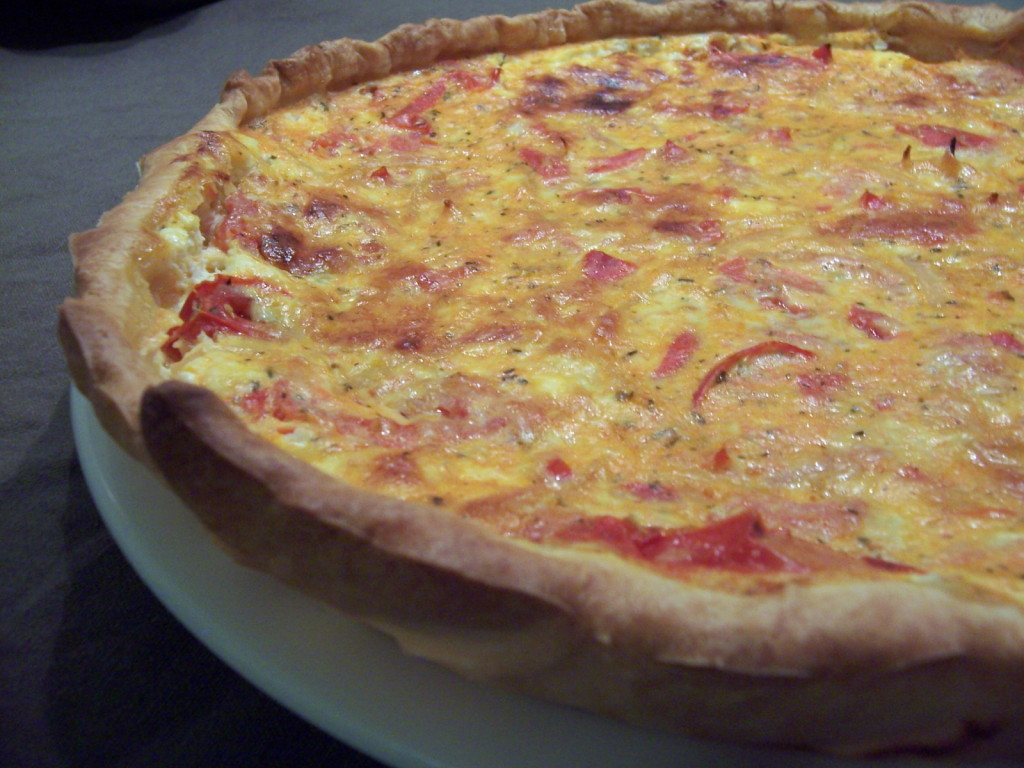 Quiche à la tomate et à la feta