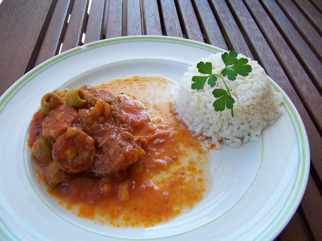 Sauté de porc à la méditerranéenne