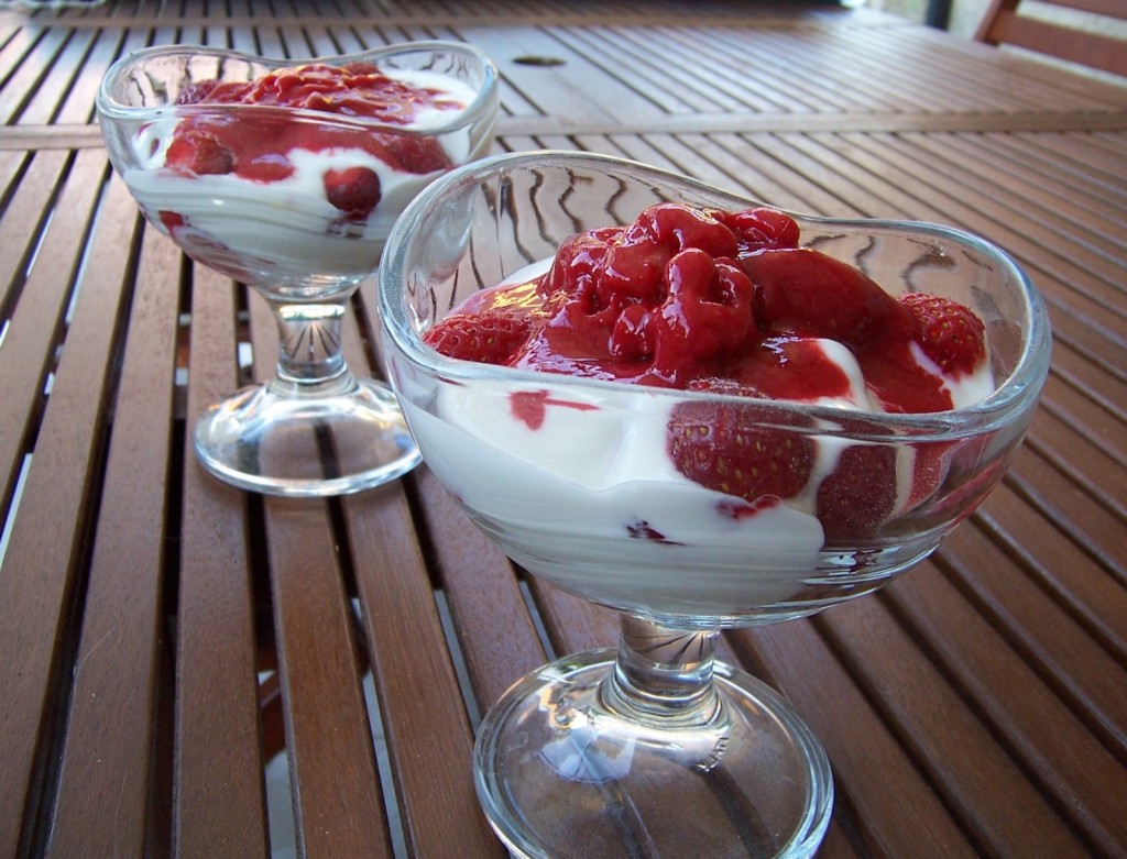 Trifle à la fraise