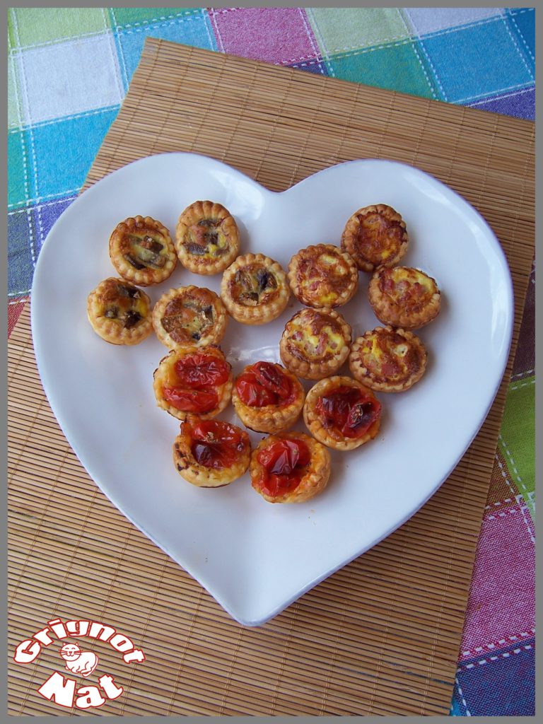 mini quiches pour l'apéritif 2