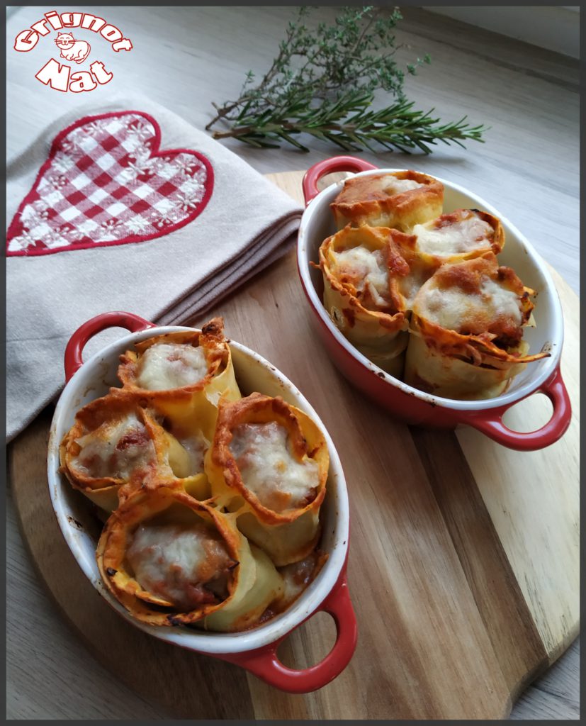 Lasagnes roulées à la viande hachée