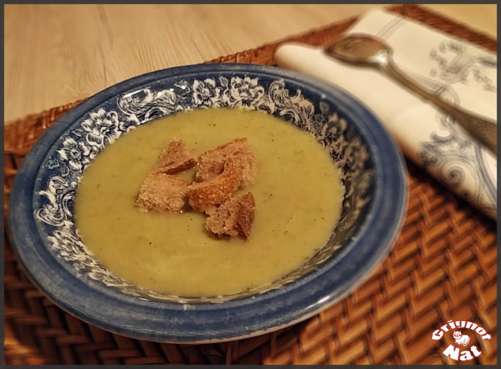Soupe topinambours et courgettes 2
