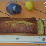 Cake citron, miel et graines de pavot