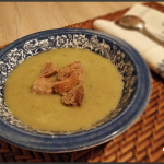 Soupe topinambours et courgettes