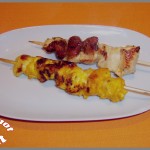 Brochettes de poulet marinées