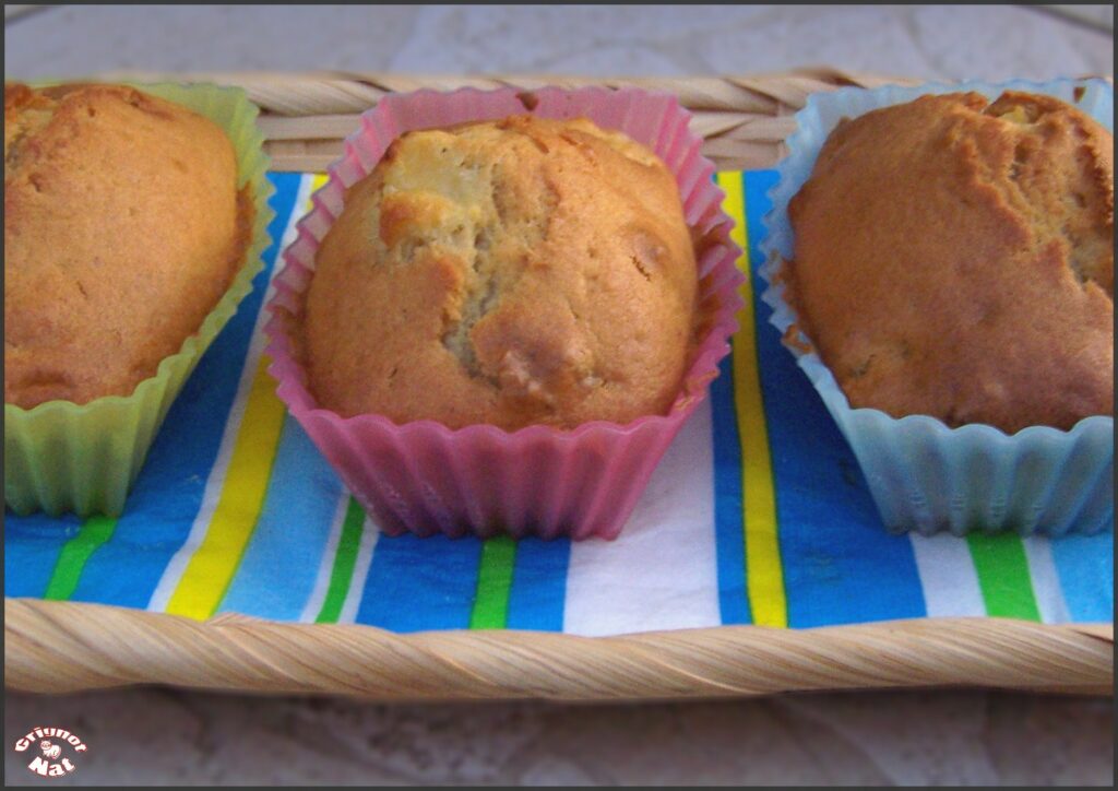 Mini cakes pommes noix et cannelle