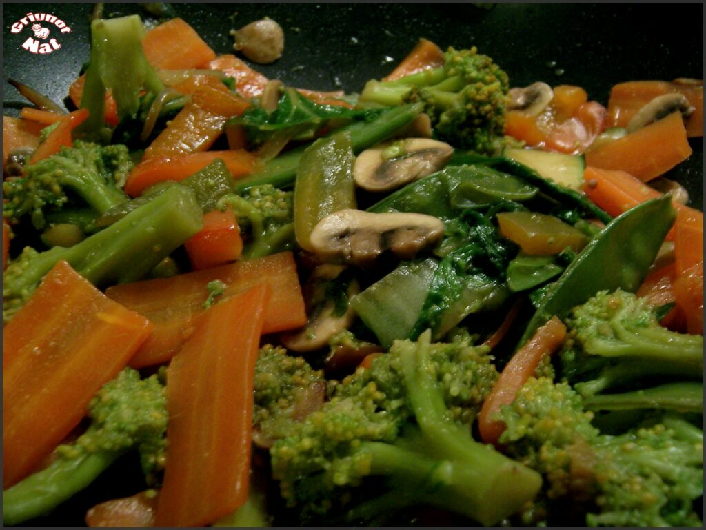 Poêlée de légumes à l'asiatique au wok 2