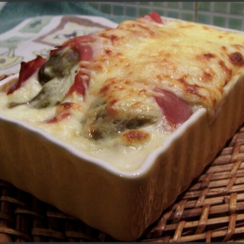 Endives gratinées au jambon