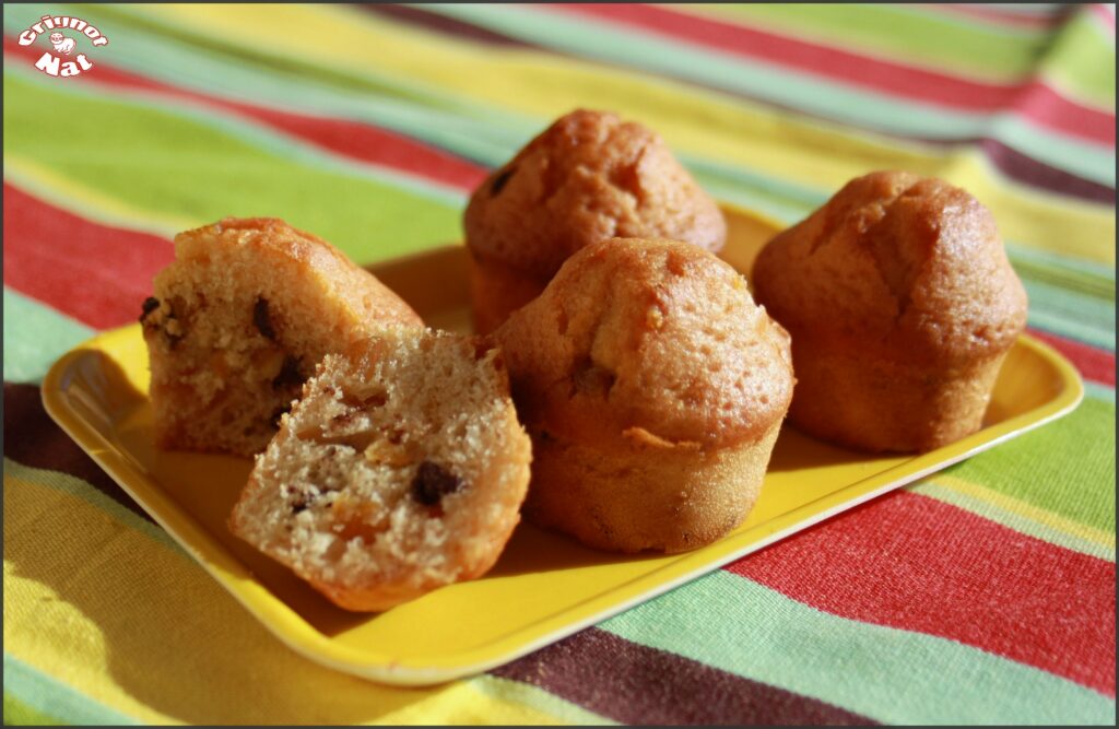 Muffins chocolat et orange confite 2