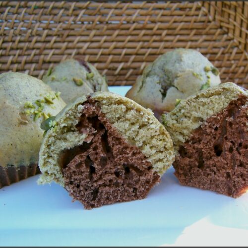 Mini marbrés chocolat pistache