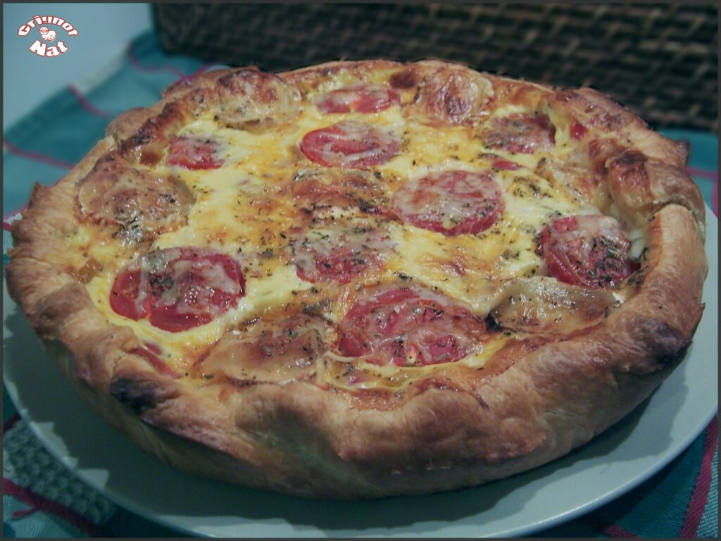 Quiche tomates jambon et chèvre 2