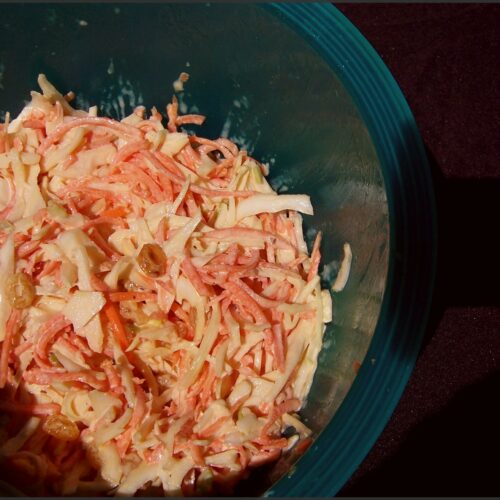 Salade coleslaw (carotte et chou)