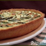 Tarte courgettes et chèvre frais (pâte à la ricotta)