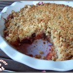 Crumble aux figues et aux abricots