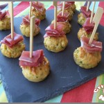mini cakes courgette et jambon cru