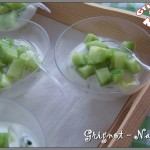 Verrines au concombre et au yaourt grec