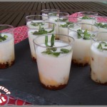 Verrines de panna cotta au parmesan & tomates séchées