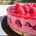 Bavarois aux framboises