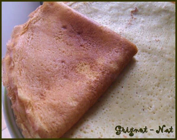 Pâte à crêpes sans temps de repos