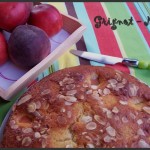 Gâteau aux nectarines et aux amandes