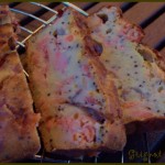 cake saumon fumé, citron et graines de pavot