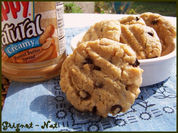 cookies au beurre de cacahuète et pépites de chocolat