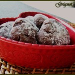 Biscuits craquelés au chocolat