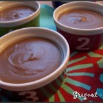 Crèmes dessert au chocolat, caramel