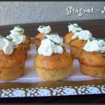 Cupcakes tomates séchées, parmesan et basilic