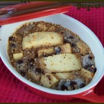 Gratin pommes noisettes et pépites de chocolat