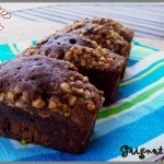 mini cakes au chocolat, noisettes et cacahuètes.